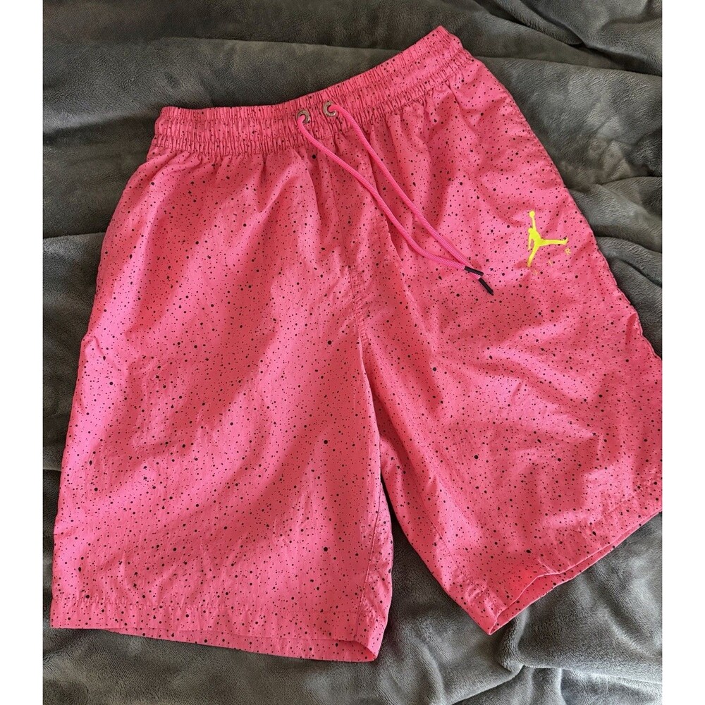 Jordan Jumpman Woven Shorts Mens Large Hyper Pink Black Speckled C19133-639